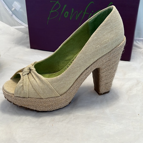 Blowfish Malibu Platform Open Toe Shoes - Picture 10 of 15